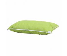Madison cojín decorativo de diseño Panama 75% algodón 25% poliéster Lime con lisière blanco, 75% algodón/25% poliéster, verde claro, 60 x 40 cm