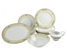 Falken porcelana 4260428120063 Bouquet, Beco Tirschenreuth porcelana, vajilla, 15 teilig