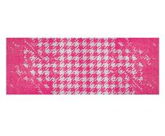 Alfombrilla LifeStyle 200168 Caos, alfombra antideslizante y lavable, ideal para el armario, la cocina o el dormitorio, 67 x 170 cm, rosa