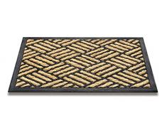 HMT 177.084 Bouchra - Felpudo de fibra de coco, 40 x 60 cm, color: amarillento