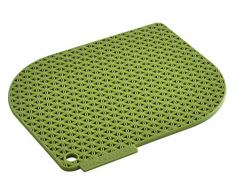Charles Viancin 1701eu Honeycomb manopla silicona, otros, verde, 1702EU HONEYCOMB MANIQUE SILICONE VERT BAMBOU