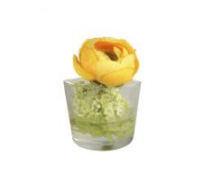BELLAFIORA 20AMAZ041307 - Flor artificial, color amarillo