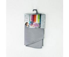 Douceur DIntérieur - 1720244, Mantel Redondo , 180 Cm , Essentiel , Poliéster Liso , Gris