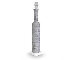 Eglo TL-Fuss/1 Lámpara de Pie E14, 40 W, Gris Abedul
