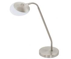 Eglo 93648 lámpara de escritorio, integrado, Plata