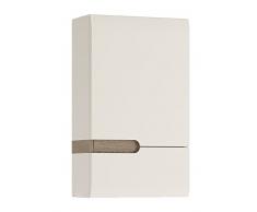Muebles To Go Chelsea 1-para puerta de pared armario con RH-para Puerta, 40 x 69 x 22 cm, acabado en blanco brillante