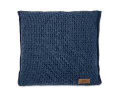 Bebé solo 171528 resistente de punto cojín con relleno 40 x 40 cm azul diseño de tela vaquera