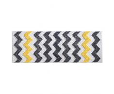 InterDesign - Chevron - Tapete de microfibra - 53 x 152 - Gris/Amarillo