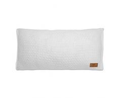 Bebé solo 171619 resistente de punto cojín con relleno 60 x 30 cm blanco