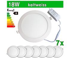 7 x Panel LED SMD 2835 LEDVero maikai 18 W redondo blanco frío de la lámpara luz de techo del punto