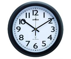 Reloj de pared unilux WAVE diámetro 30,5 cm negro