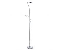 Eglo lámpara LED de pie modelo SARR Ione con lectura, cromo 93714 S