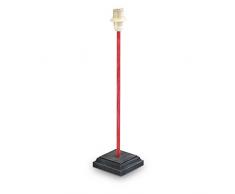 Eglo TL-Fuss/1 Lámpara de Pie E14, 40 W, Rojo