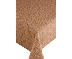 Capri Funky Ritmo - Mantel para muebles, redondo, diámetro 160 cm de Brown