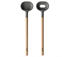Thomas 69068-321329-05062 cubiertos para servir ensalada 2 teilig haya, 31 cm, de silicona gris