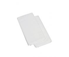 Ipersan Par de Fundas de almohada color blanco cm. 52x83