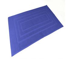 Douceur DIntérieur - 1800511, Tapete De Bano , 50 X 85 Cm , Vitamine , Felpa 1000G Liso , Azul
