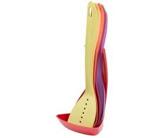 Alpina 871125222766 Juego Utensilios de cocina, nailon, Multi Color, 32 x 8,8 x 6,8 cm
