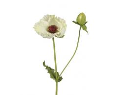 BELLAFIORA 01AMAZ052407 - Flor artificial, amapola, color amarillo