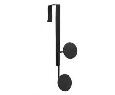 Umbra 318246 – 038 yook elegante perchero para puerta con doble gancho, color negro