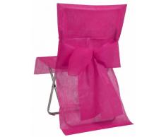 Funda para silla con lazo Santex 4324 rosa)