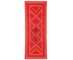 Apliques de pared Decoración del hogar Espejo Patchwork Red Wall Hanging Tapestry