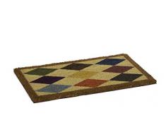 Catral 71070046 Felpudo Diamond, Fibra de Coco, Multicolor, 70 x 40 cm