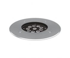 Secom Flopro Z2 - Luminaria de exterior empotrable de suelo, 10 W, color gris