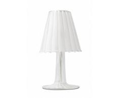 Faro Barcelona Mistral DV00019 - Sobremesas y lámparas de pie, cuerpo de cristal pyrex transparente y opal y cable transparente