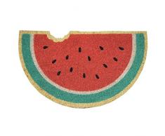 JC grande Tropical piña Felpudo, coco fibra de coco – por Just Contempo, fibra de coco, sandía, 1.5 x 75 x 45 cm