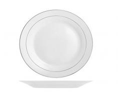 Royal Norfolk Ala Tabla de Vajilla Juego de 12 Piezas, Porcelana, Color Blanco
