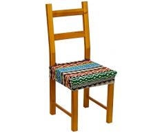 Eysa Kilim - Funda de silla elástica, color azul