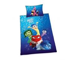 Herding Disney s Inside Out Juego de cama, algodón, azul, 160 x 210 x cm