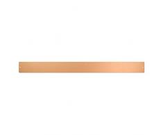 first4magnets grande rectangular Pizarra magnética tira de/C/W 12 imanes, color Cobre (700 x 60 mm), color plateado