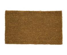 William Armes Dandy Kersey Tejido a mano fibra de coco Felpudo con yute, Natural, XL