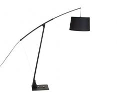 Maison de Lune 43104 - Lámpara de pie, metal, color negro