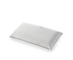 Más Relax Almohada Visco Elástica, Espuma con Memoria, Blanco, 90x33x11 cm