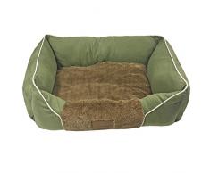 Just Contempo mascota cama cojín, verde