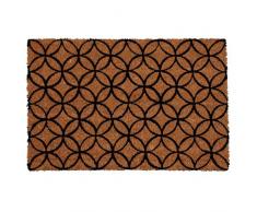 Herstera Garden 14803501 Felpudo, Fibra de Coco, Negro, 40 x 60 cm
