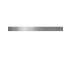 first4magnets grande rectangular Pizarra magnética tira de/C/W 12 – Imanes (Acero Inoxidable, 700 x 60 mm), color plateado