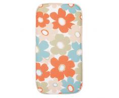 InterDesign iDry - Tapete absorbente para secado de vajilla; para mesada de cocina - 47.52cm x 22.86cm, mini - Brillante/marfil