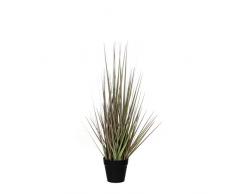 MICA Decorations Hierba púrpura en plástico olla D10 cm – h53 cm Planta Artificial, PVC, 30 x 30 x 53 cm, pvc, morado, 30 x 30 x 53 cm