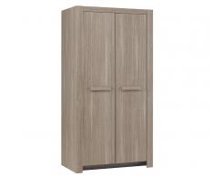 Armario juvenil 2 puertas Auckland Roble Mobila
