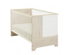 Cuna evolutiva LILI 70x140 Blanco y Madera