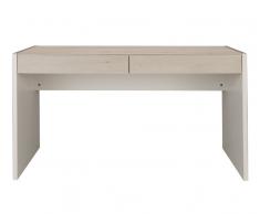 Escritorio juvenil Leo Blanco y Madera