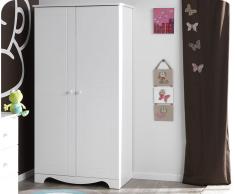 Armario bebé NATURE Blanco madera maciza