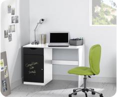 Escritorio juvenil Wood Blanco