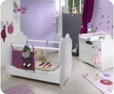 Mini dormitorio ALTEA Blanco Colchón incluido
