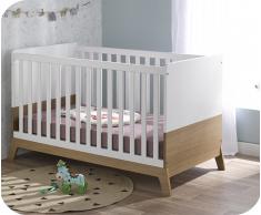 Cuna evolutiva ALOA 70x140 Blanca y Madera