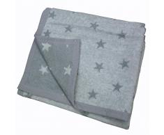 Hippychick BLP32516/1504 - Manta para bebé, 75 x 100 cm, color gris